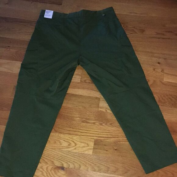 NWT $120 Nike cargo jogger casual pants w/pockets army green size L 36 regular - Picture 9 of 11